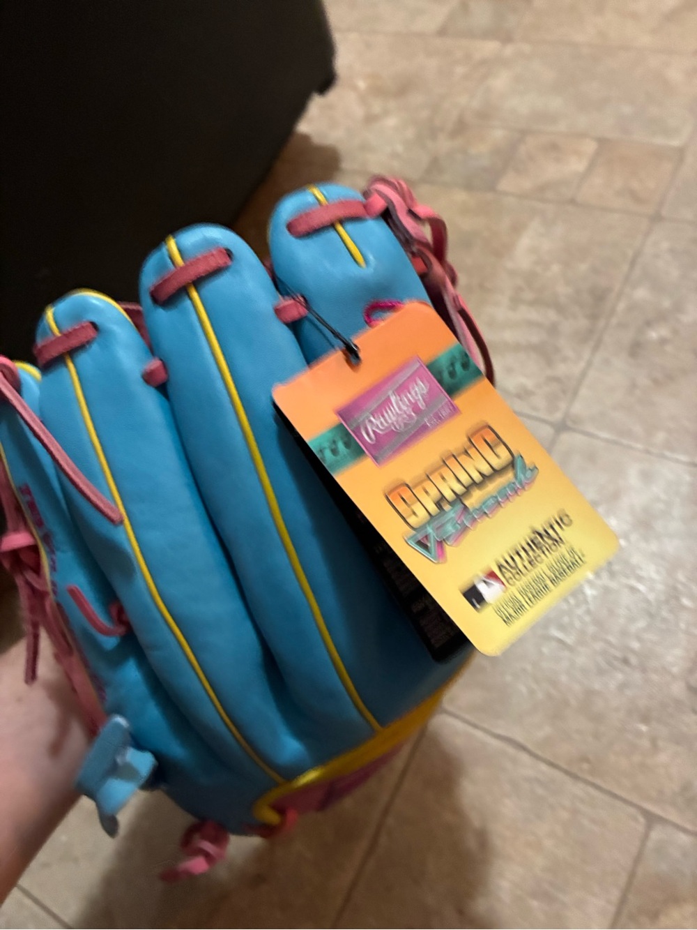 Rawlings Blue and Pink Heart of the Hide Baseball Glove - Spring 2026 - NEW 💫 - Picture 7 of 9